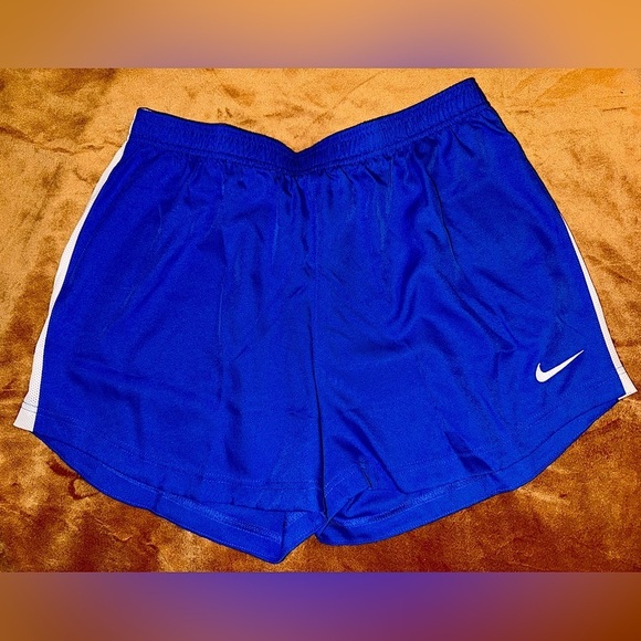 NIKE Blue Athletic Shorts - Picture 1 of 5